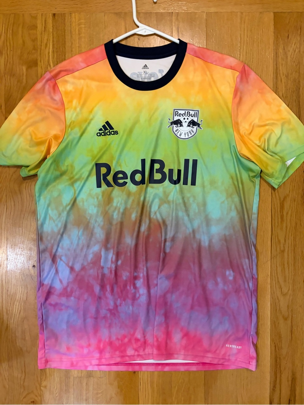 Adidas New York Red Bulls Pride Jersey “Love Unites” Tie-Dye XL